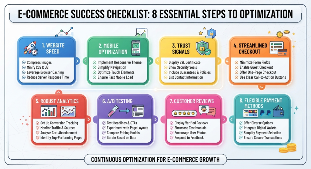 E-commerce Conversion Rate optimization checklist