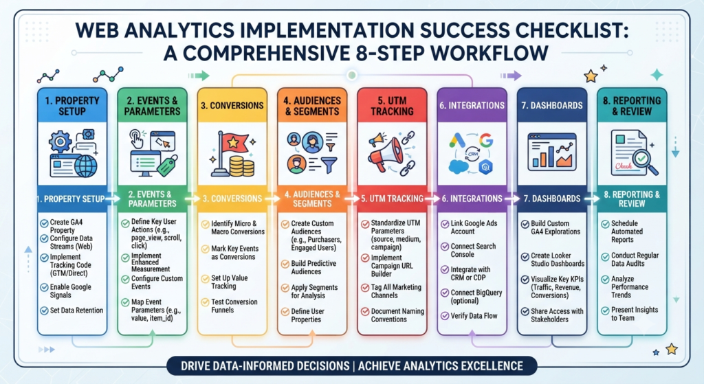 Google Analytics 4 implementation checklist